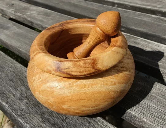 Salt jar with spoon